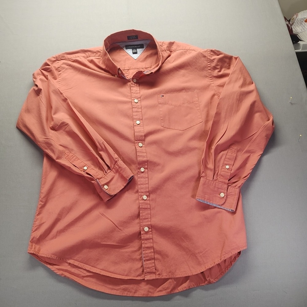 Tommy‎ Hilfiger Men's Dress Shirt With Pocket Size Xx Large